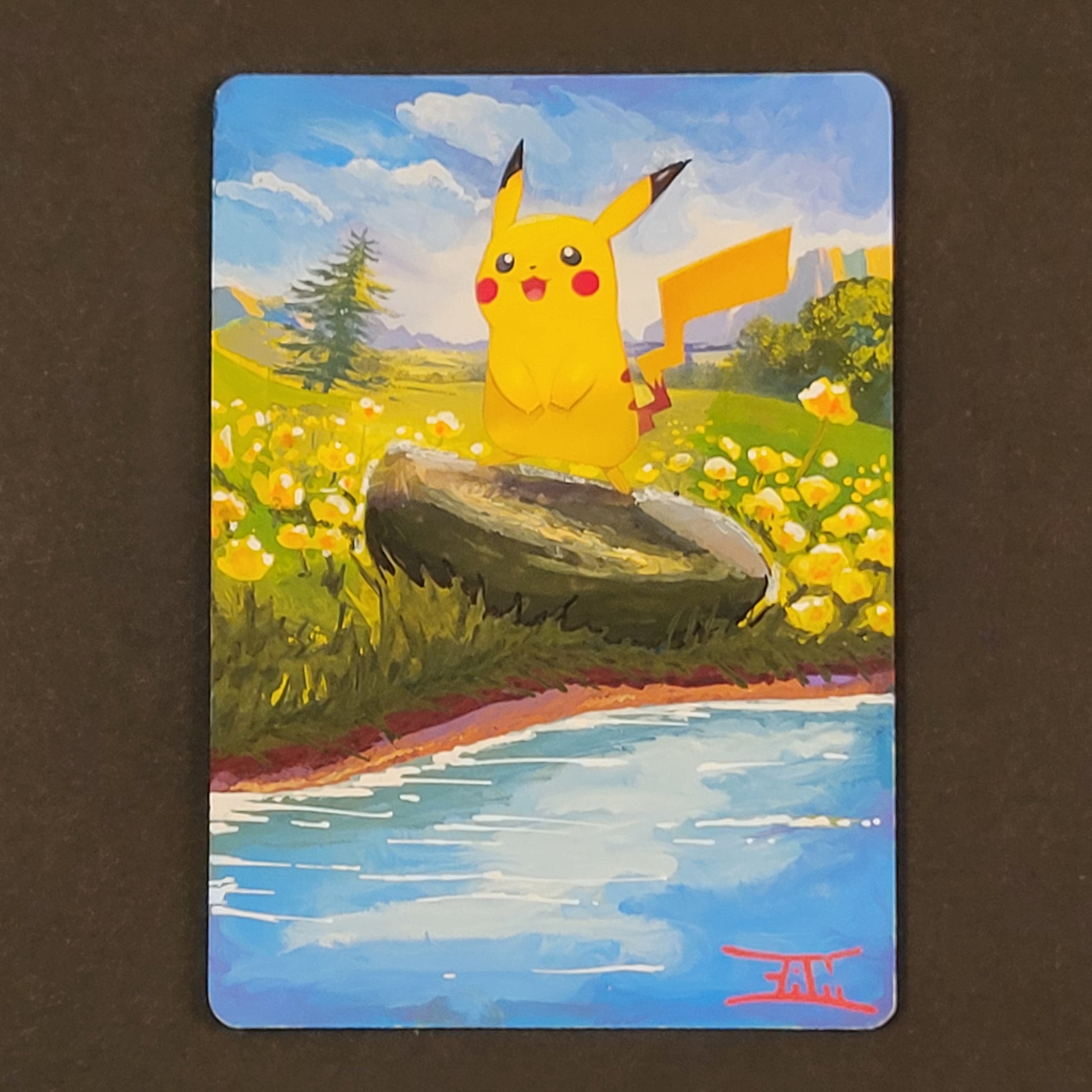TCG ART CARD - PIKACHU Cam Artin Creations TCG ART CARD - PIKACHU Cam Artin Creations