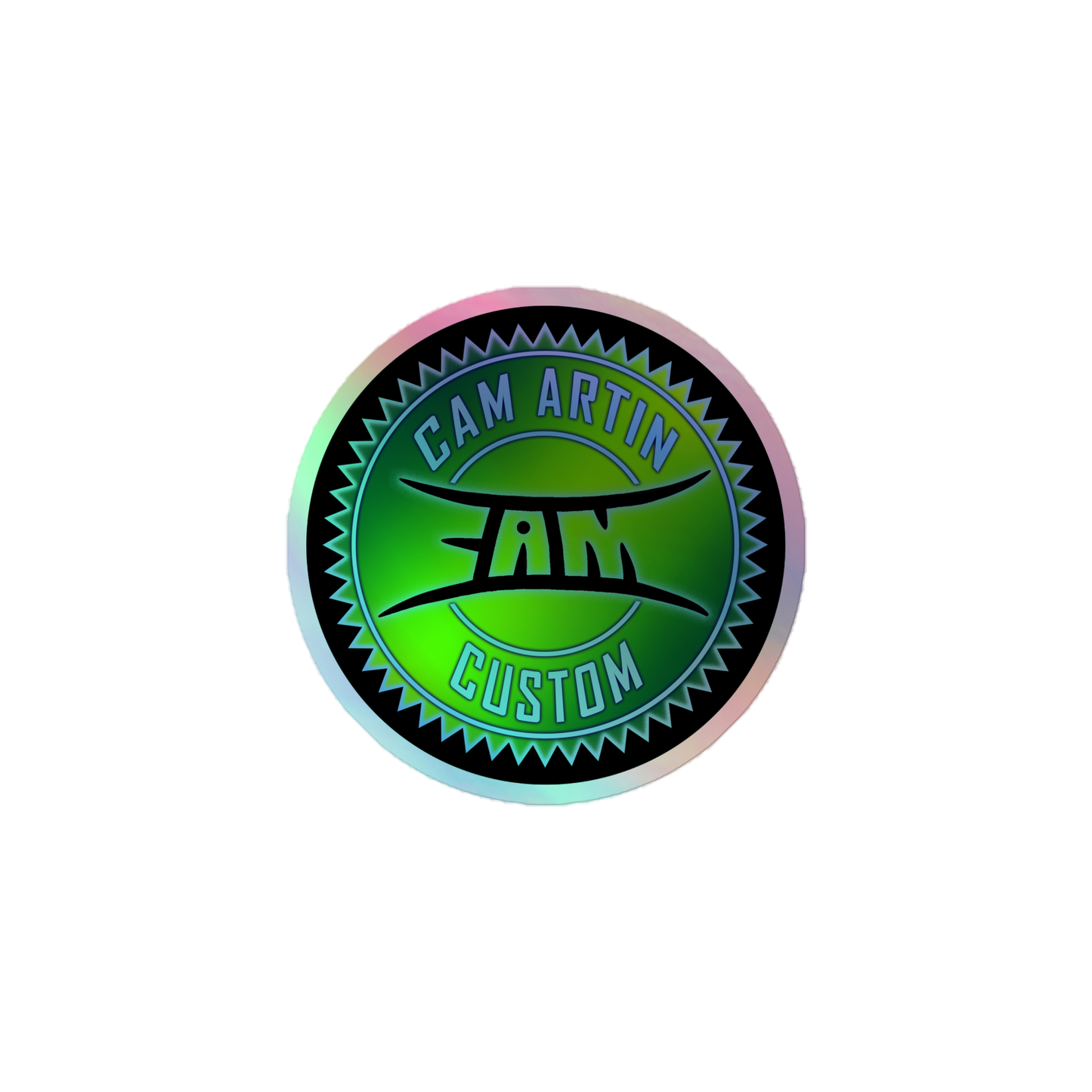 Cam Artin Custom Sticker (Interstellar Green)