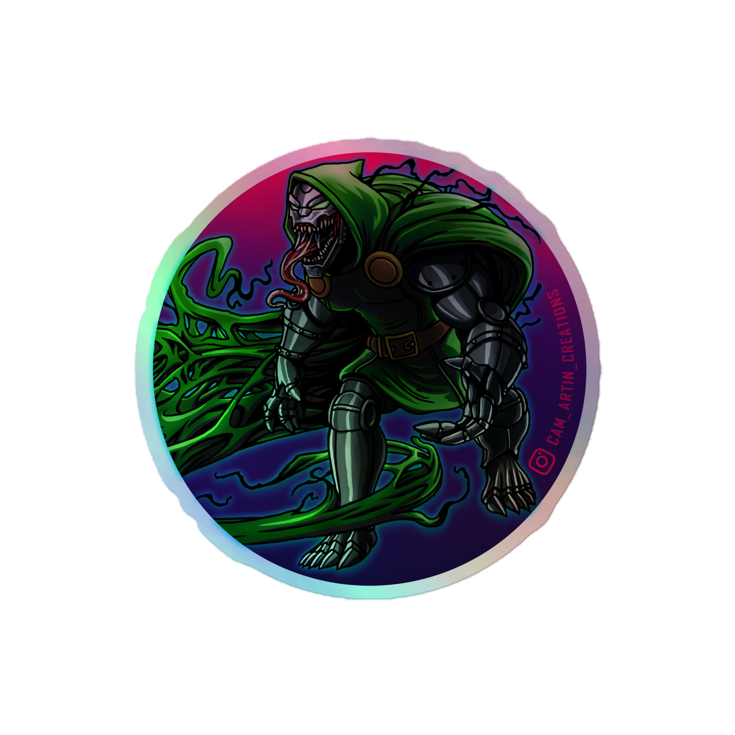 Venom Von Doom Holo Sticker
