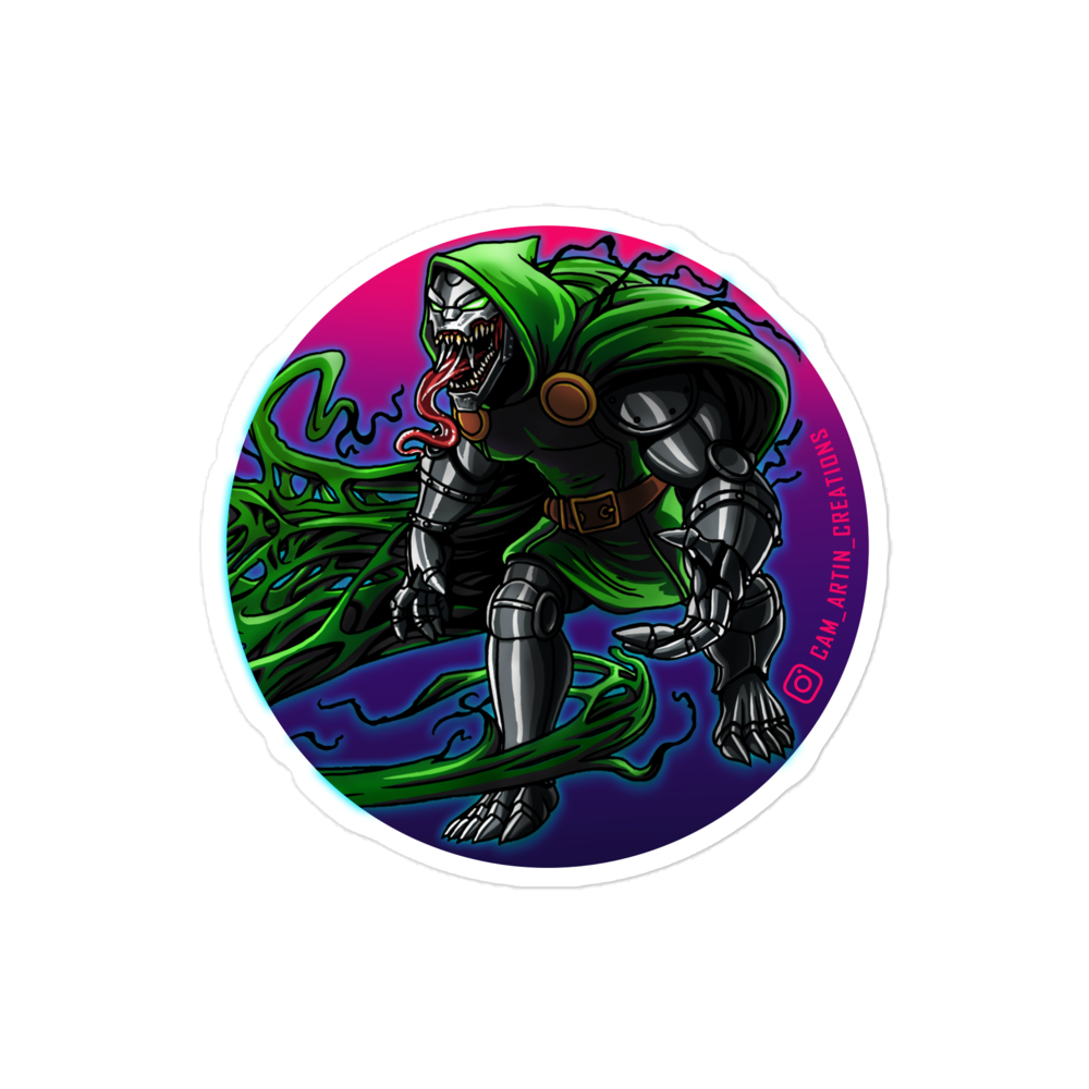 Venom Von Doom Sticker