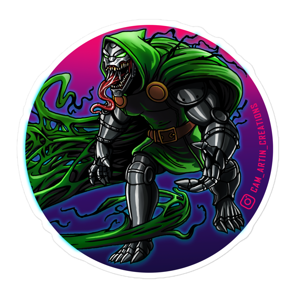Venom Von Doom Sticker